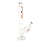 18" x 9mm vice Slab straight Bong + Ash Catcher Combo